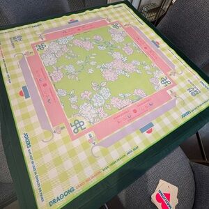 Oh My Mahjong "Garden Party" neoprene mat.